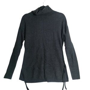 Smartwool L81017 Women's Spruce‎ Creek Gray Turtle Neck Sweater Size Medium